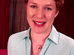 Naughty American housewife getting dirty on her bed