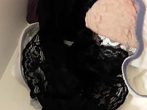select a thong from milfs panty drawer