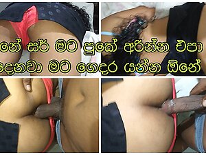 Hence he thrust his dick into her anal in a slow and steady mode sri lankan sexy teen girlfriend with white big ass